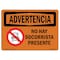 Signmission Safety Sign, OSHA WARNING, 10" Height, No Lifeguard On Duty Spanish, Landscape OS-WS-D-1014-L-12708 - alternate 1